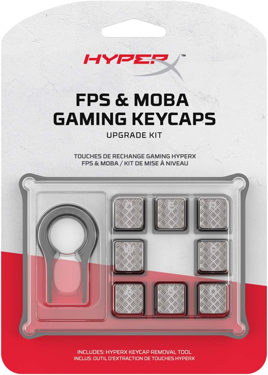 HyperX FPS & MOBA Gaming Keycaps Upgrade Kit (Titanium) - HXS-KBKC2