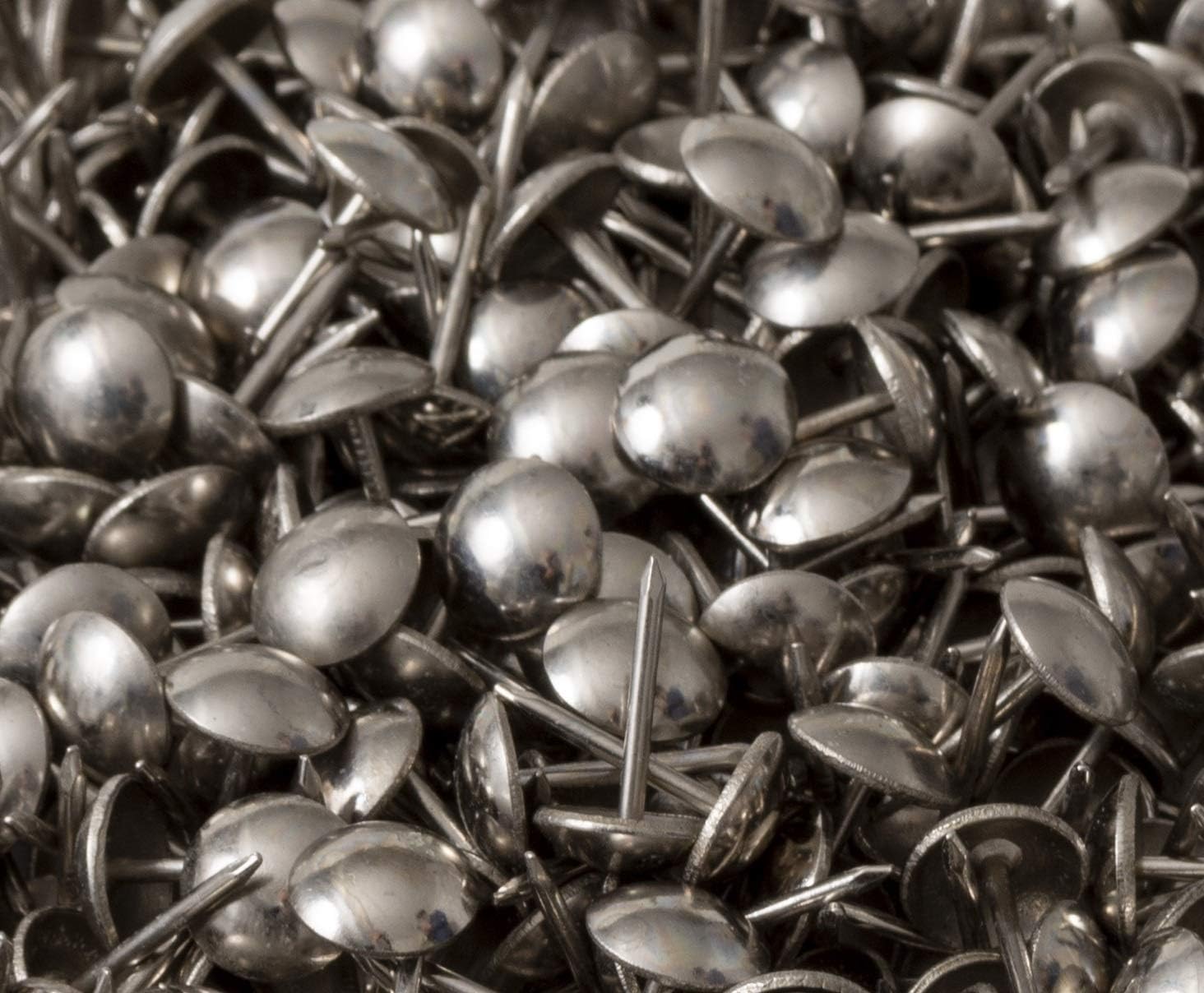 IPEA Wallpaper Nails, Pack of 500, Decorative Rivets for Furniture, Clothing, Metal Needles for Armchairs, Colour: Silver, 9 x 12 mm