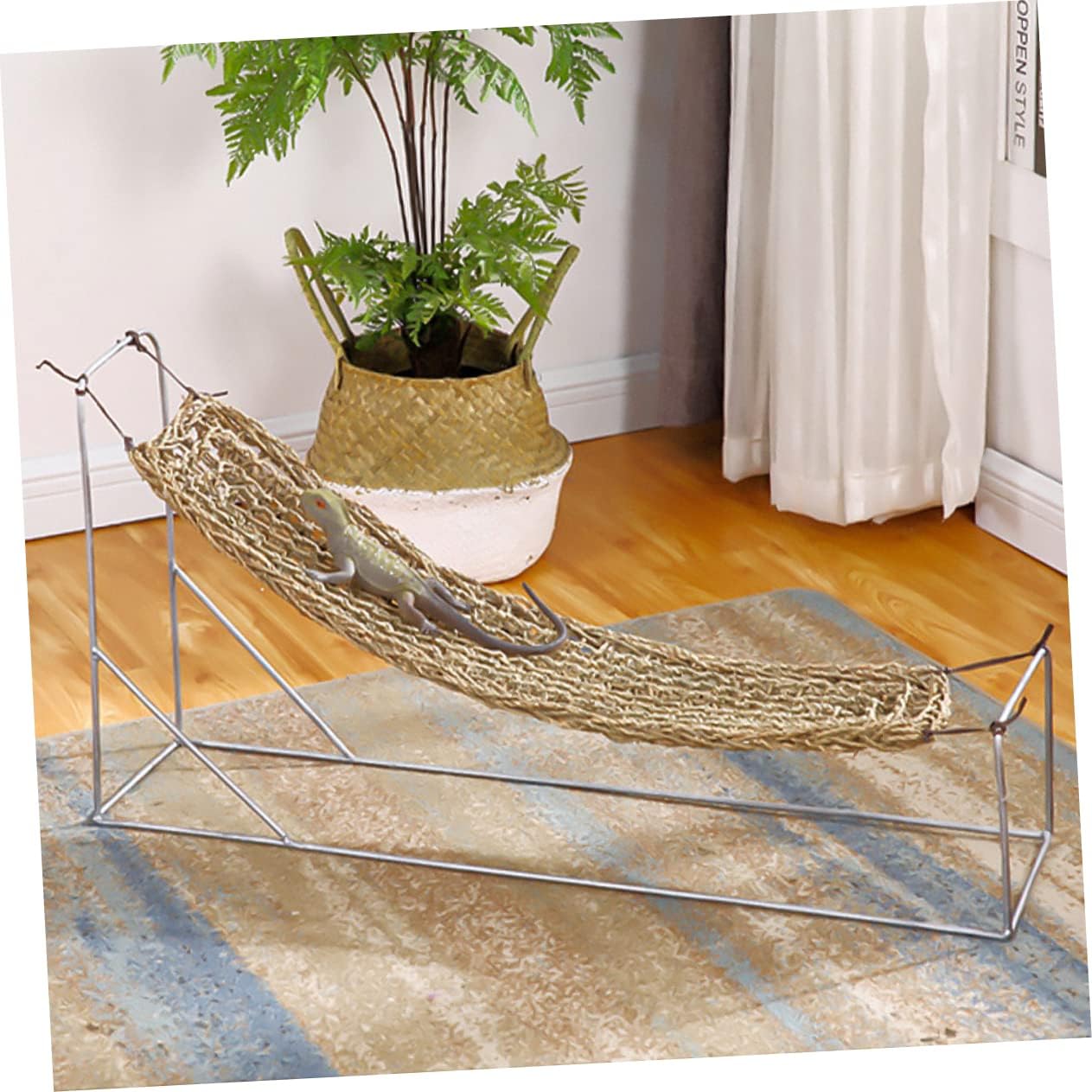 Generic Reptile Hammock Bulk Lizard Seagrass Pad Lizard Lounger Pet Seagrass Pads for Snake
