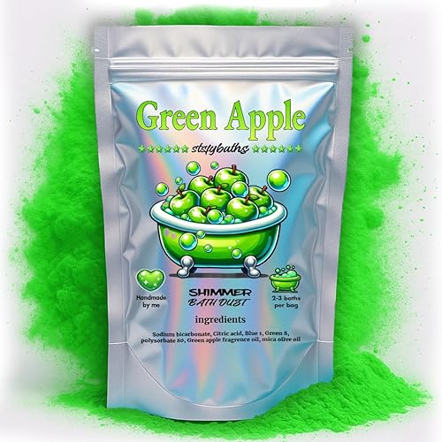 Miniatura 21 de Bomba de baño con brillo de lavanda morada en una bolsa, bombas de baño perfumadas hechas a mano para mujeres, niños y hombres, bombas de baño a