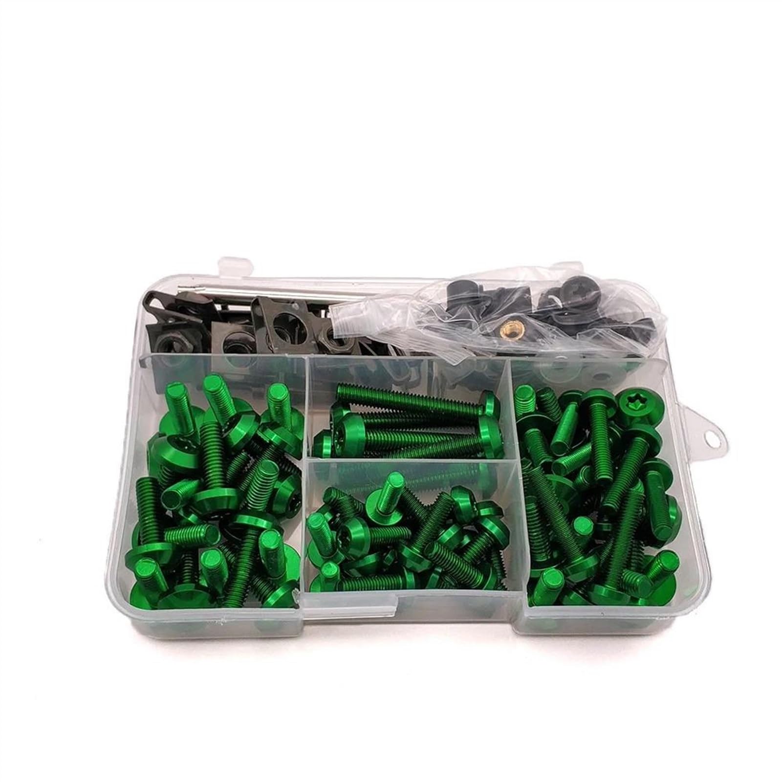 Motorcycle Custom Fairing Screw Bolt Windscreen Screws For WR250F XJR1300 FJR1300 Xjr 1300 400 Fjr CNC Alloy(Green)