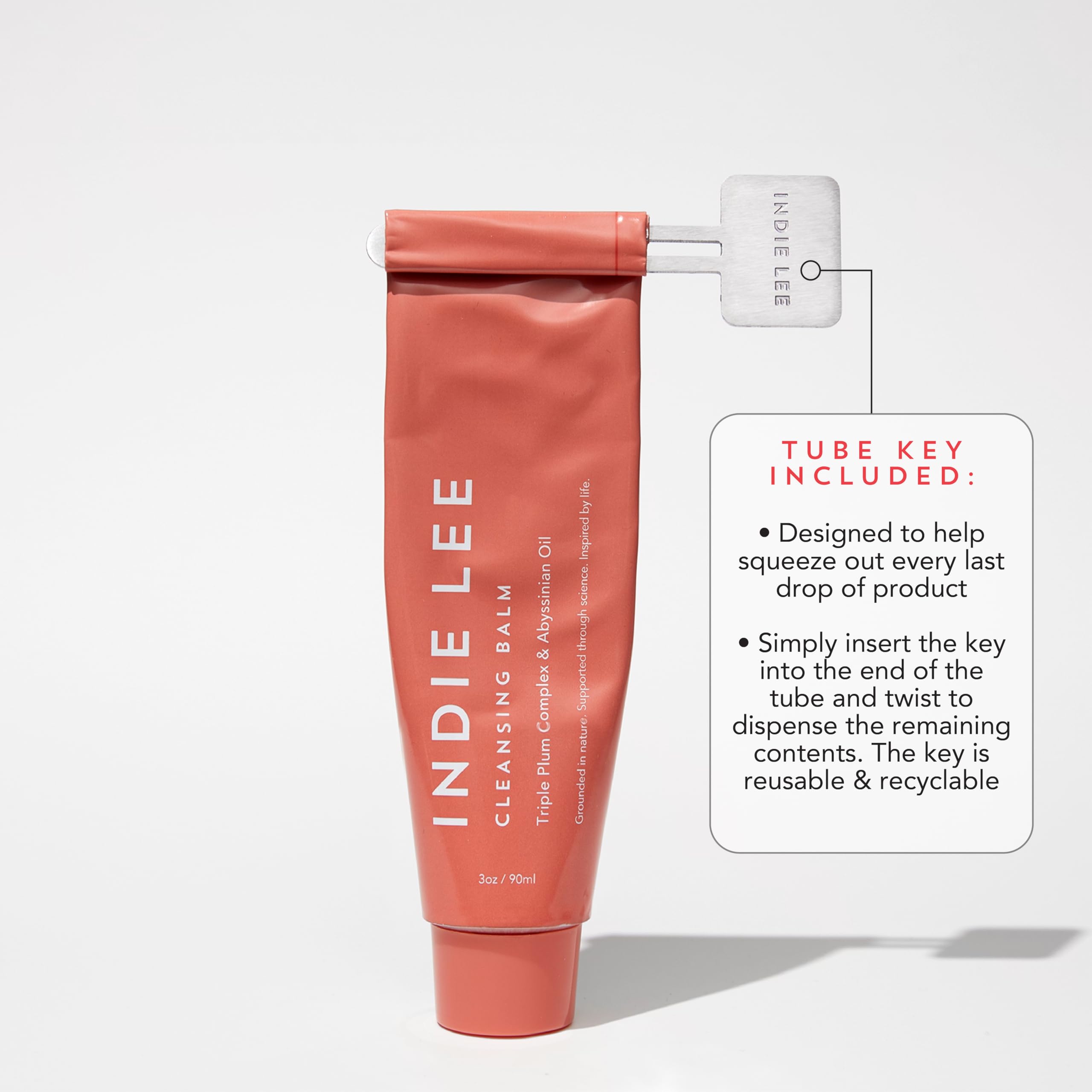 Indie Lee Cleansing Balm Makeup Remover - Oil Based Cleanser with Vitamin C, Kakadu Plum & Acerola Fruit to Melt Away Makeup & SPF, Boost Skin Radiance & Reduce Visible Signs of Aging (90ml)