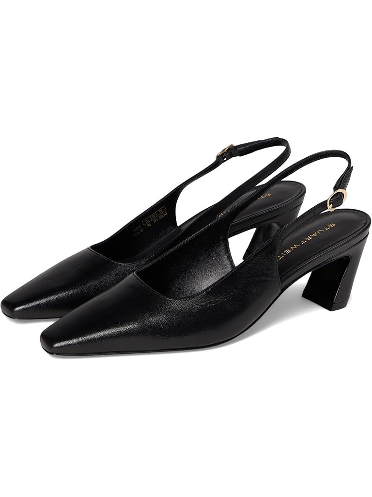 Black Stuart Weitzman Stassi Slingback 50