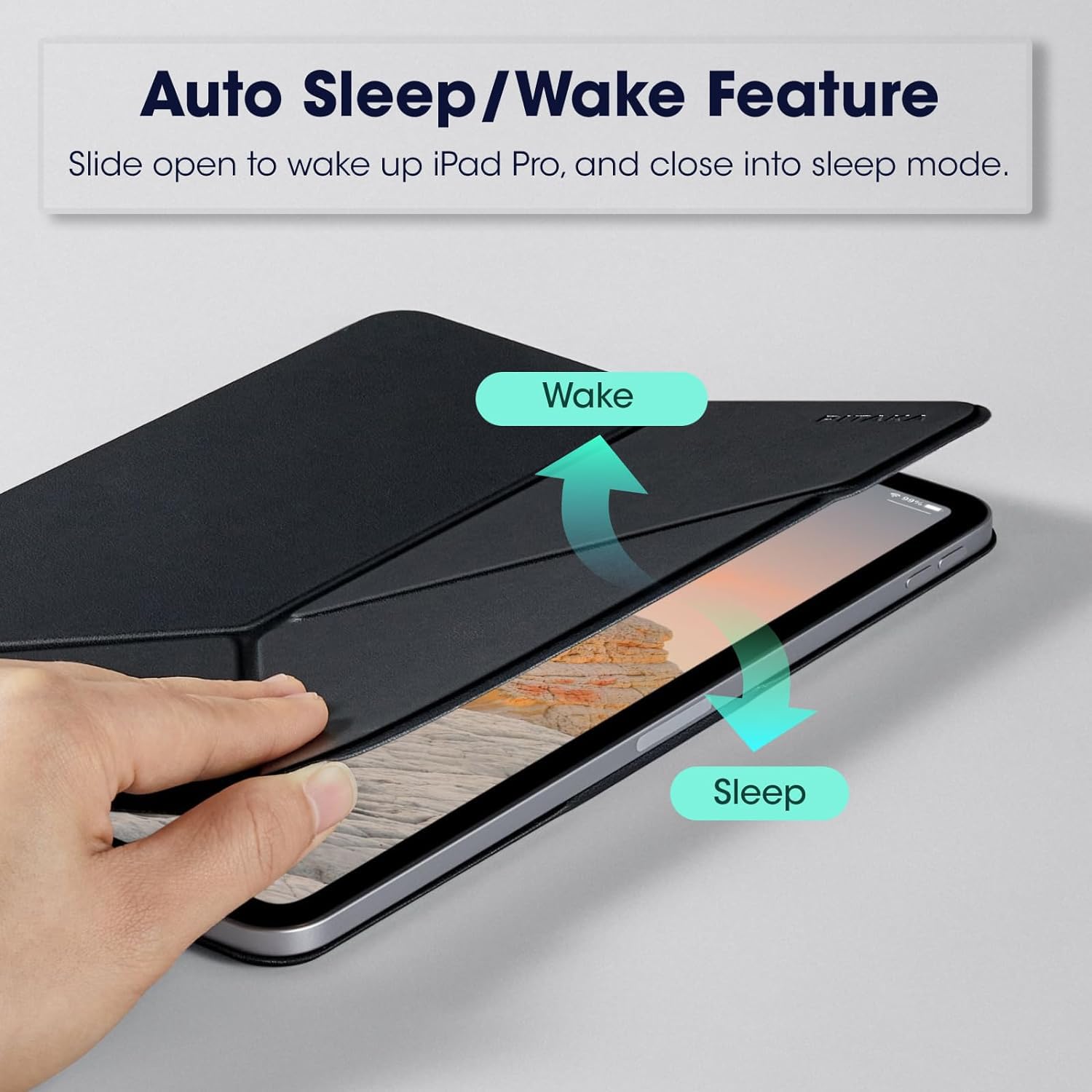 PITAKA for iPad Pro 13 Inch Case Cover (2024) Compatible with iPad