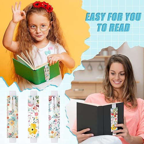 Miniatura 2 de Chuangdi 6 piezas de banda elástica ajustable para bolígrafos, funda de piel sintética colorida para diarios de tapa dura, cuadernos para regalo de