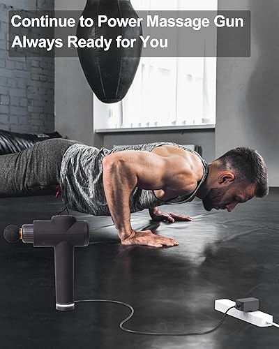 Miniatura 5 de Cargador de pistola de masaje para pistola de masaje sin escobillas de 24 V, 25.2 V, compatible con Hypervolt, Taotronics, Opove, Toloco, Legiral,