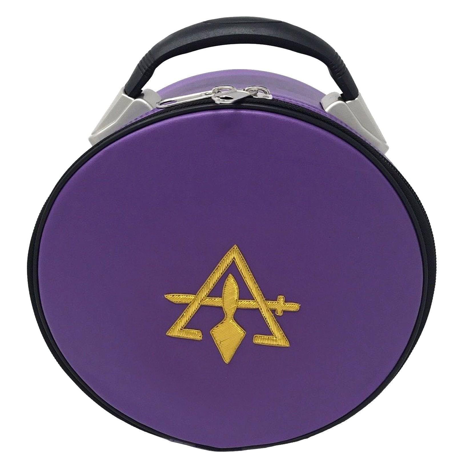 Bricks Masons Council Crown Cap Case - Purple Sword & Trowel