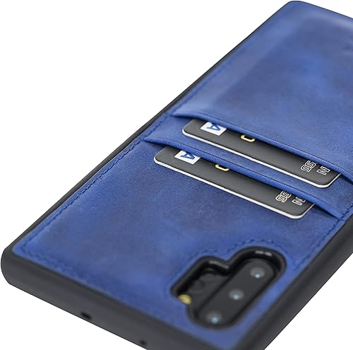 Miniatura 1 de Venito Capri - Funda de piel tipo cartera compatible con Samsung Galaxy Note 10 Plus (6.8 pulgadas), extra segura, con bloqueo RFID y cubierta