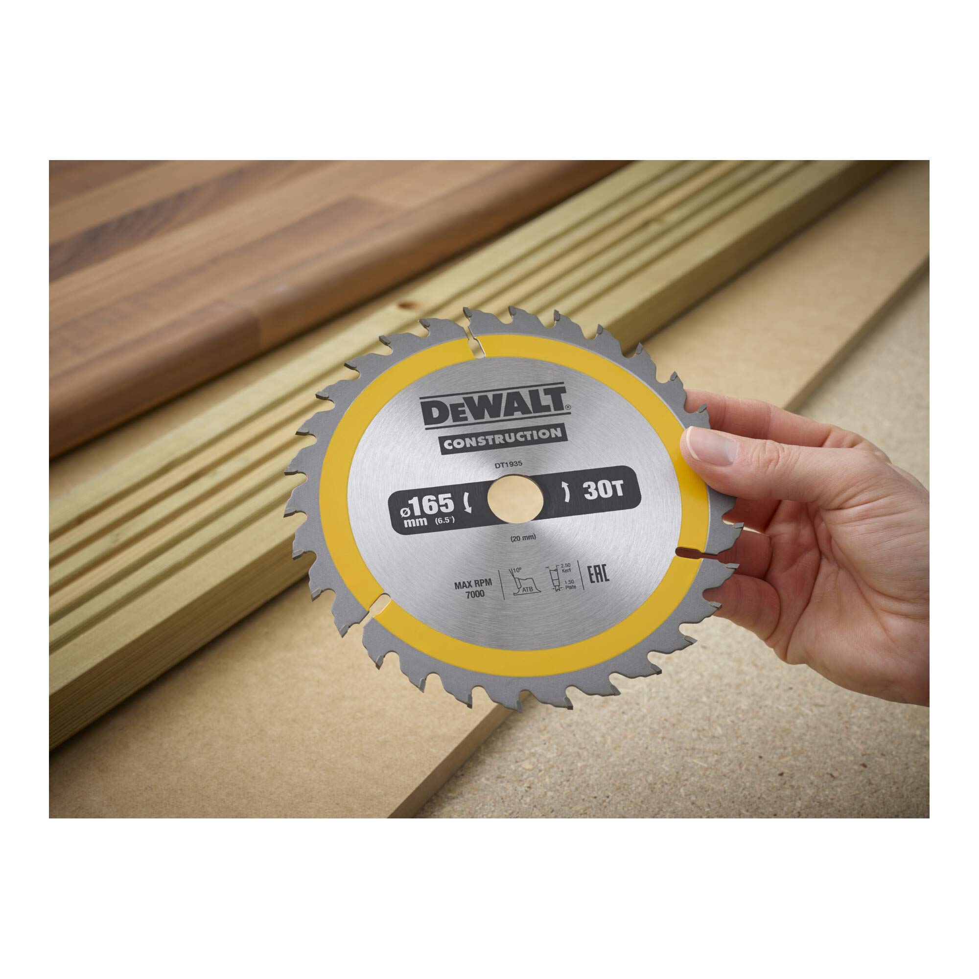 Piła Tarczowa z Widią 165mm x 30z x 20mm DT1935 DeWalt