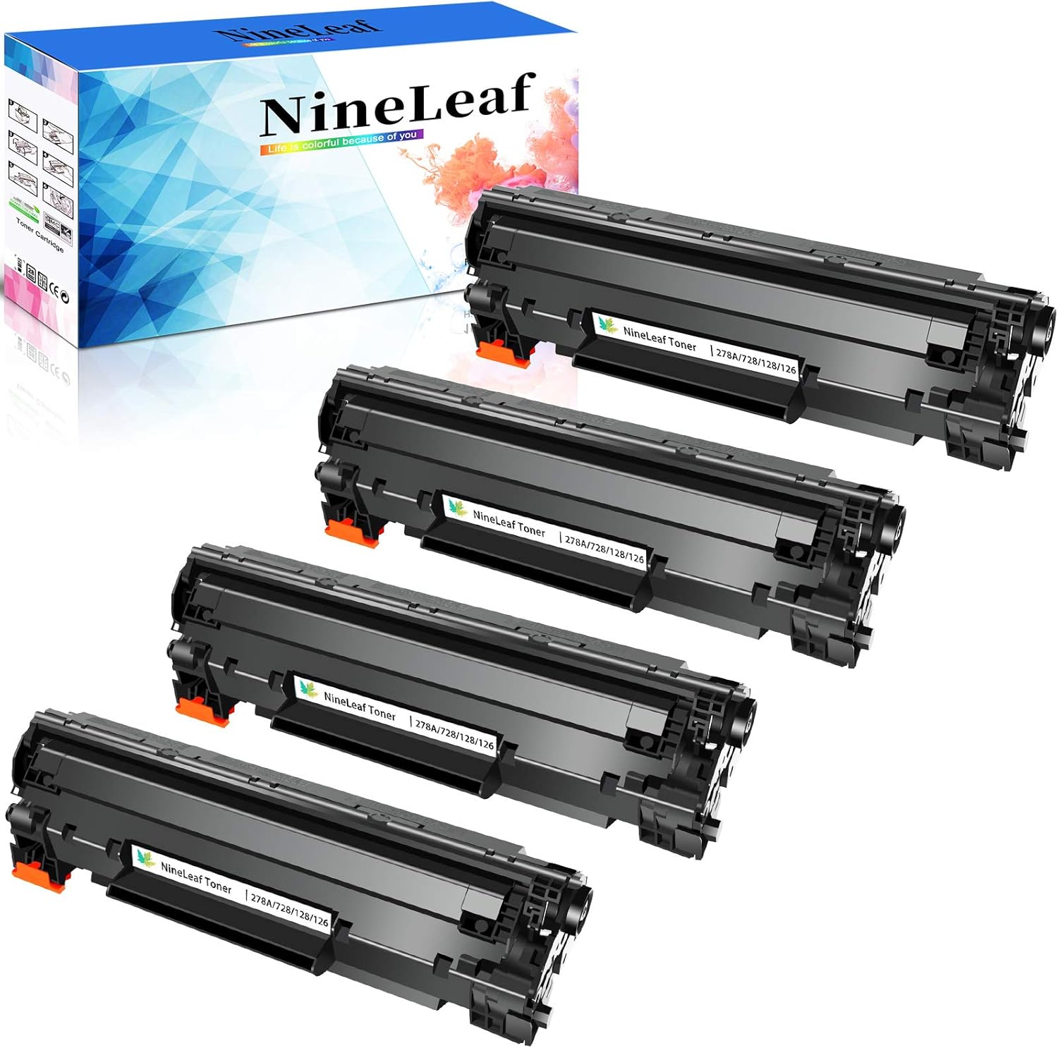 NineLeaf Compatible Toner Cartridge Replacement for Canon 126 CRG-126 3483B001AA use for ImageClass LBP-623…