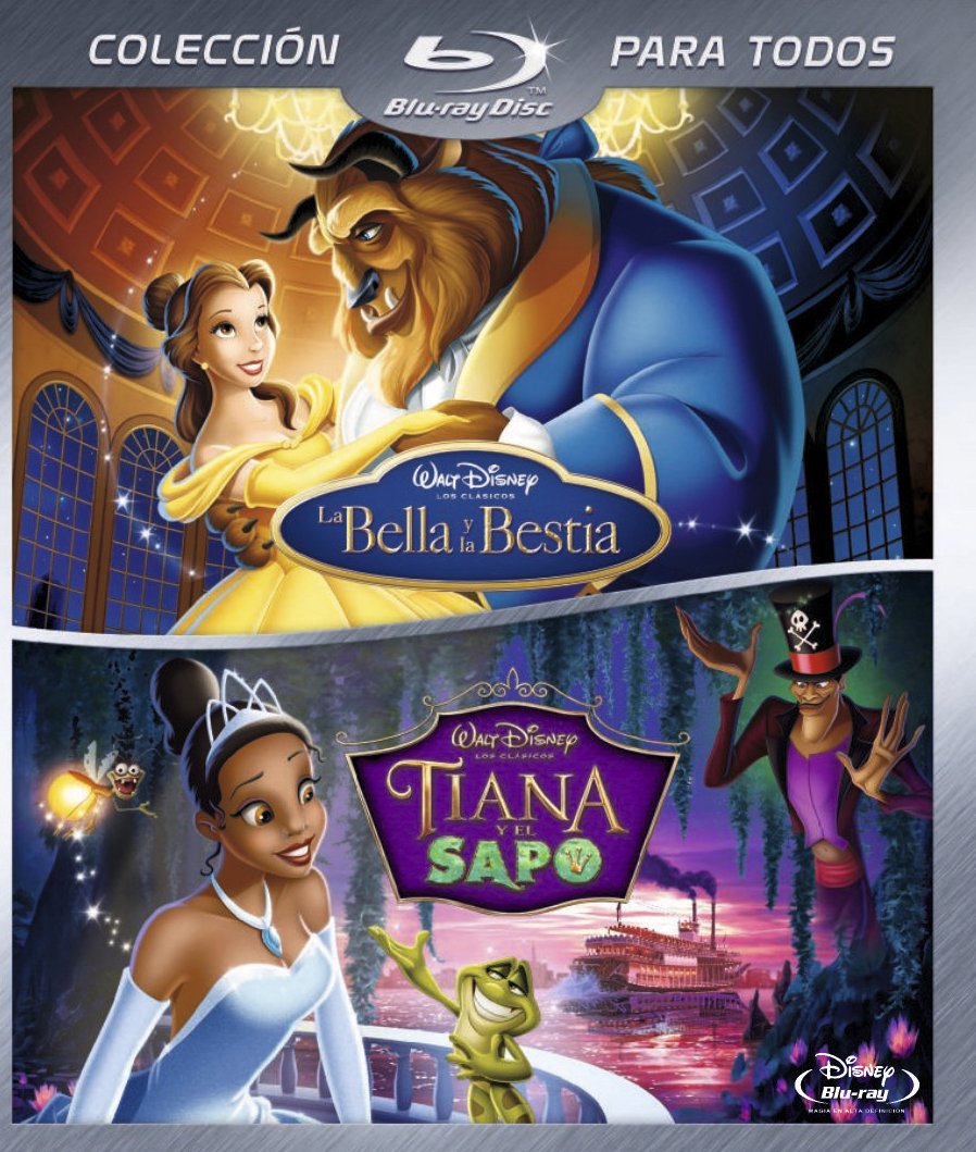 Pack BD - LA Bella y la Bestia + Tiana para revivir grandes historias