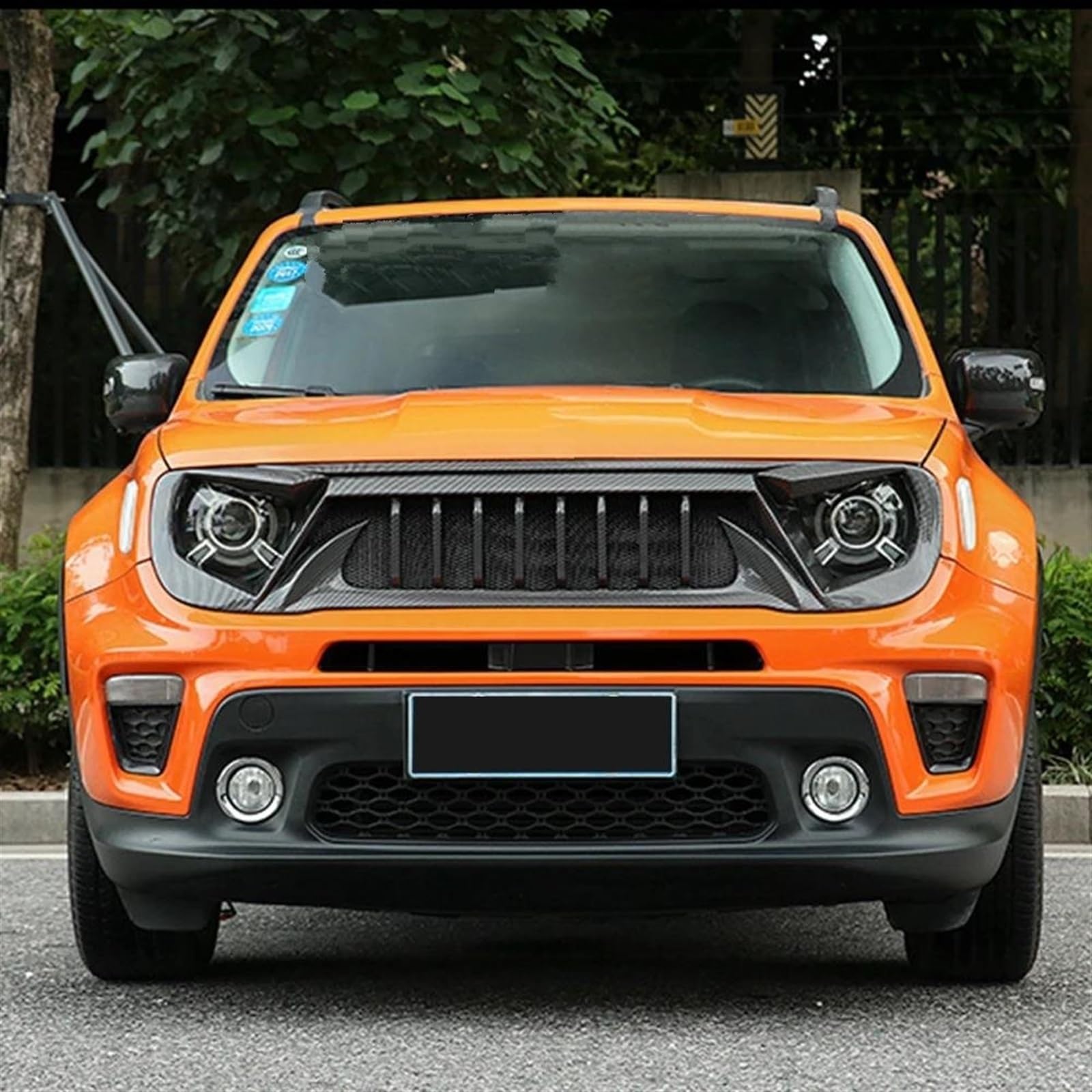 Griglia Radiatore Superiore Nera Per Jeep Renegade 2015-2024 – Codice OE K0735675951