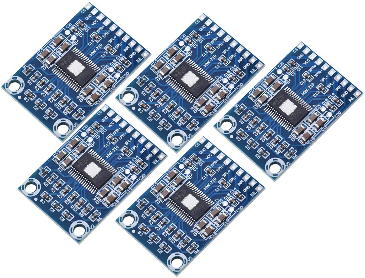 5pcs XH-M562 TPA3116D2 Digital Audio Amplifier DC 12V-24V 2x50W Dual Channel