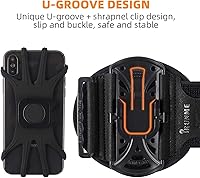 Vista 6 de Pulsera deportiva extraíble giratoria de 360 grados para teléfono móvil