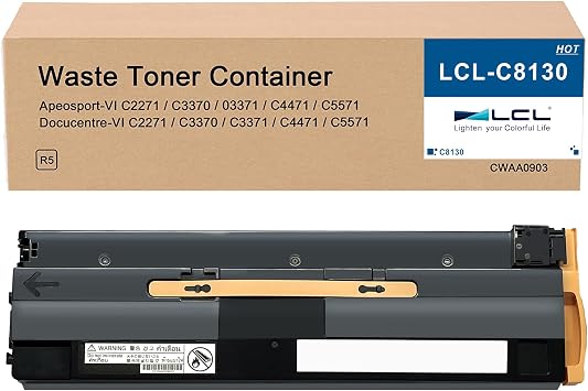 LCL Compatible 008R08101 108R01504 Waste Toner Cartridge Box Replacement for Xerox AltaLink B8145 B8155 C8130 C8135 C8145 C8155 for Xerox VersaLink C8000 C8000DT C8000W C8000DTM C9000 C9000DT 1-Pack
