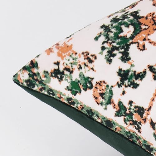 Miniatura 8 de ASPMIZ Juego de 2 fundas de almohada bohemias de 12 x 20 pulgadas, almohadas verdes navideñas para sofá, muebles de sofá, almohadas decorativas de