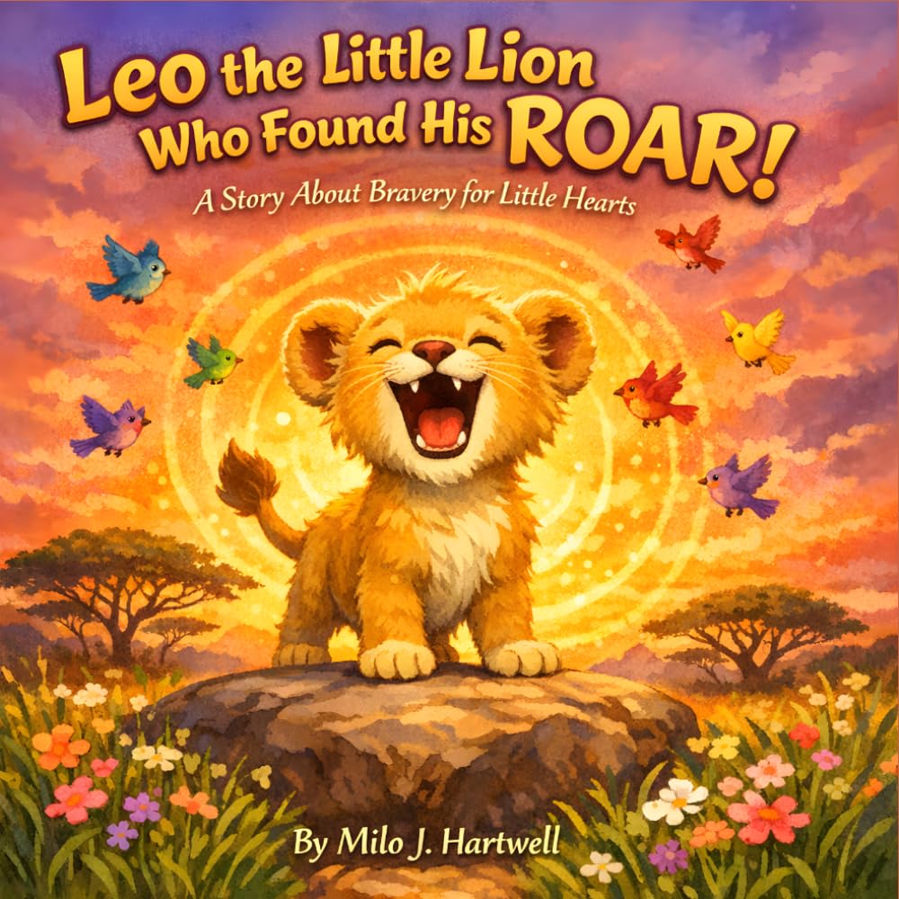 Leo the Little Lion Who Found His ROAR!: A Children's Picture Book About Bravery and Courage