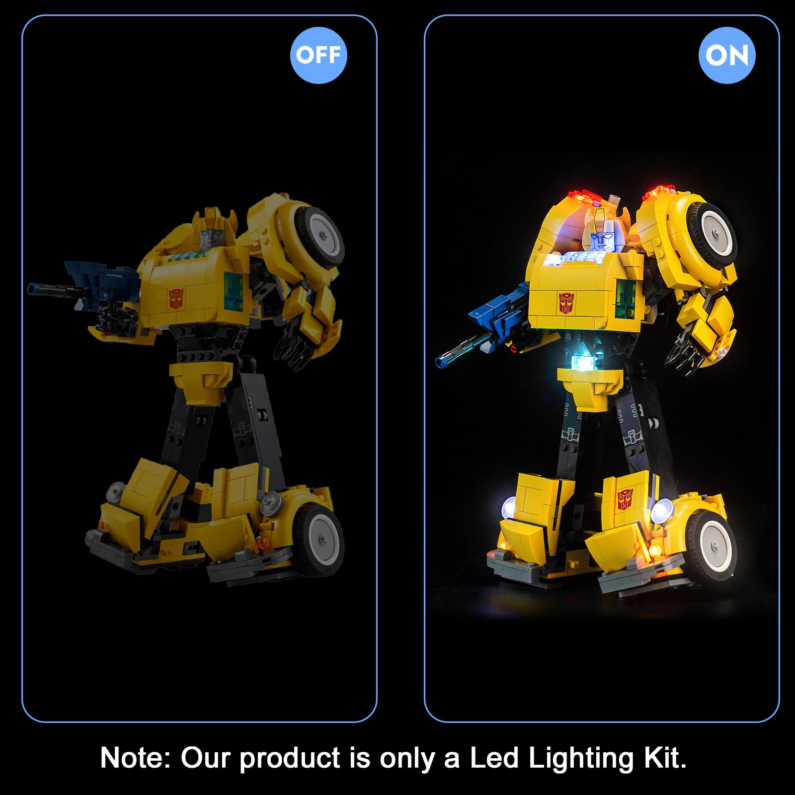 Light Kit for Lego Bumblebee Lighting Set for Lego 10338 Icons Bumblebee Set - Not Include Models, Just Light Kit - Image 4