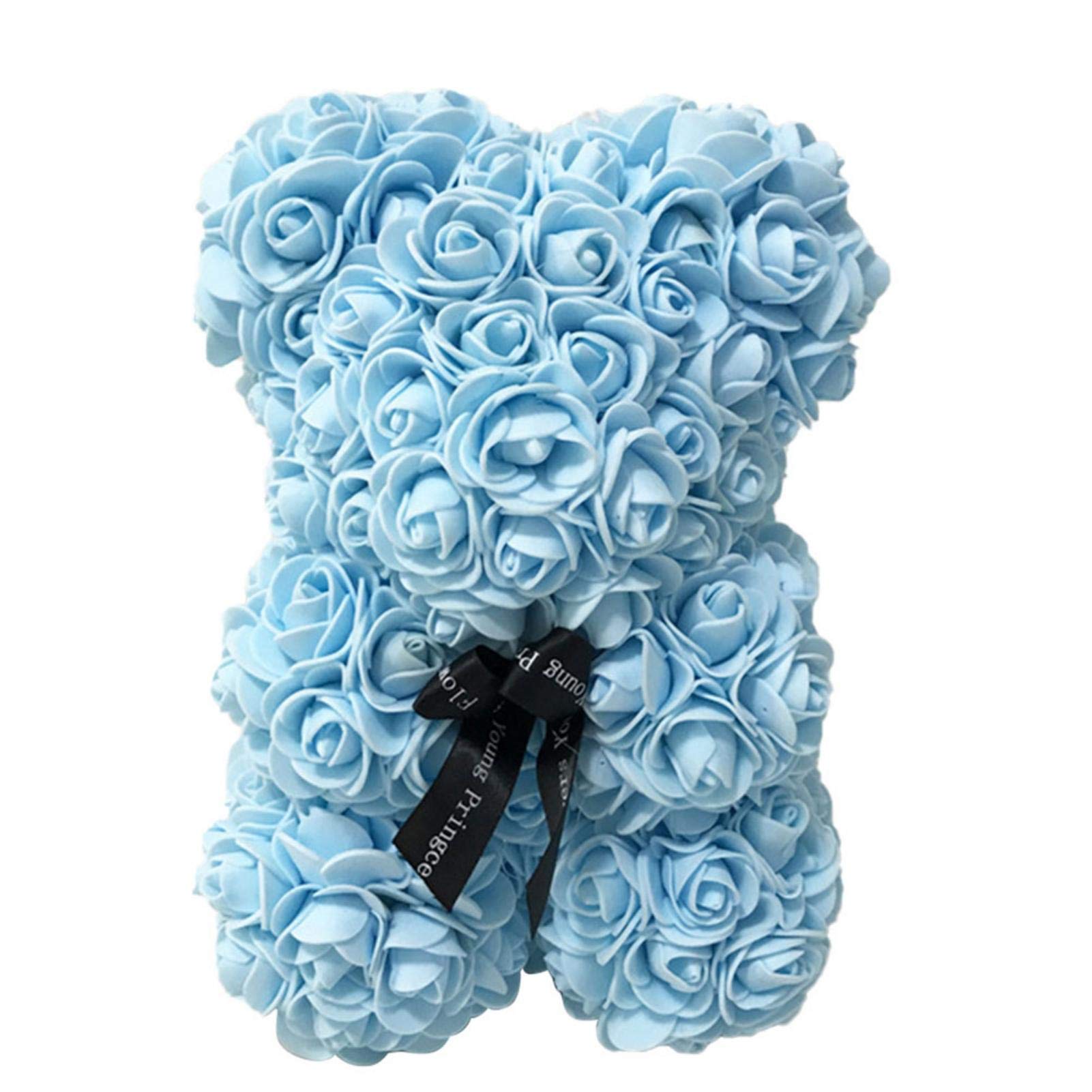 Keptfeet Ours en Fleur Bouquet Stitch Cadeaux Petite Amie Noël Saint Valentin Femmes