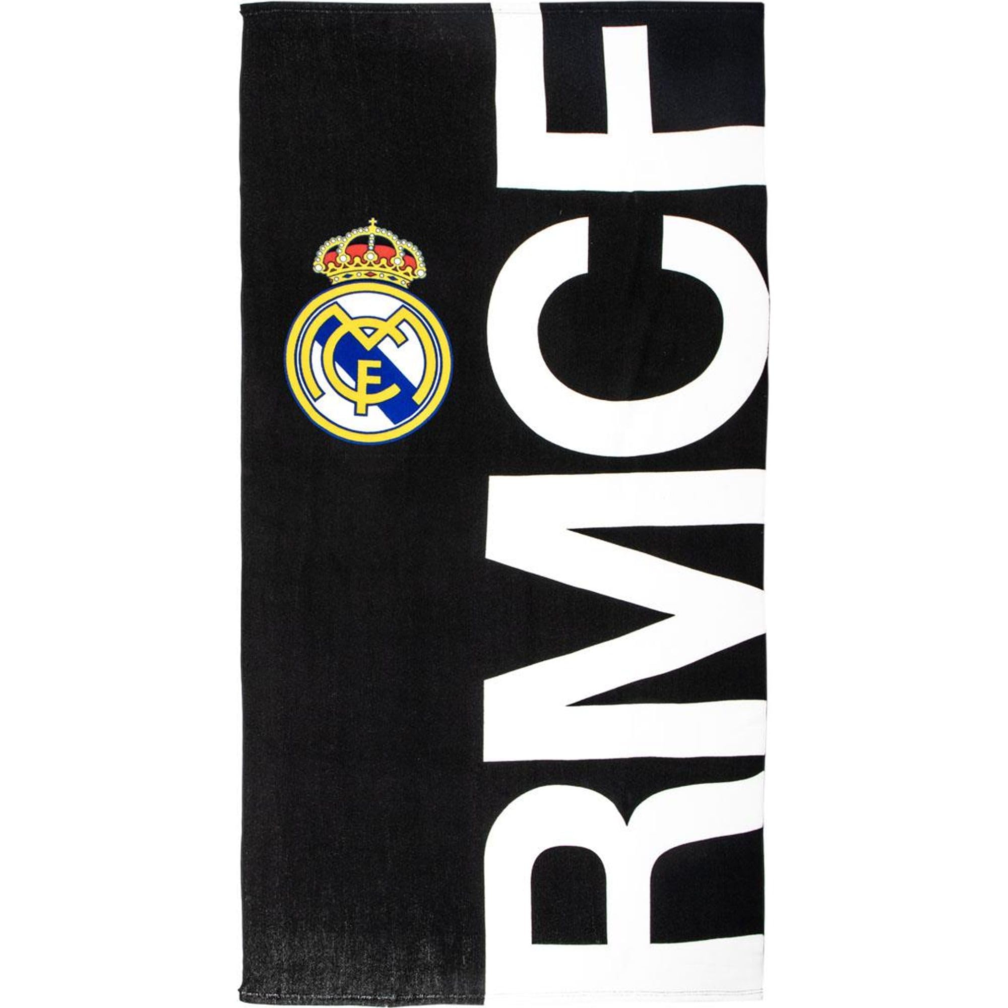 CERDÁ LIFE'S LITTLE MOMENTS Real Madrid Towel – Official Towel, Crest and Club Colours, Ideal for Beach, Pool, Bath or Sport, Practical Accessory for Football Fans