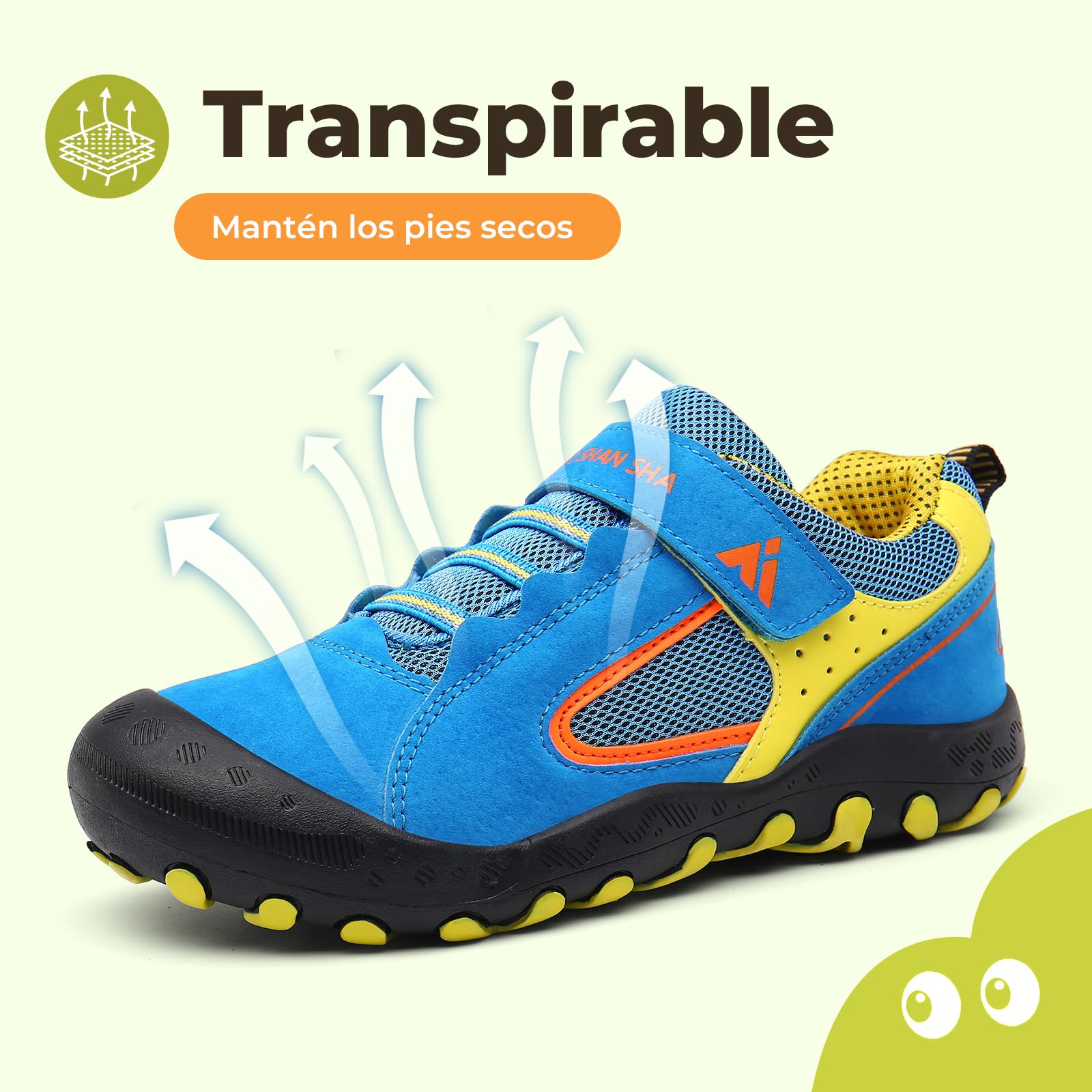 Mishansha Zapatillas de Deporte Niños Ligeras Transpirable Zapatos de Correr Antideslizante Sneakers, Unisex-niños