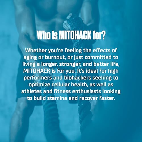 Miniatura 8 de MITOHACK - Suplementos de urolitina A y espermidina diseñados con fórmula mitocondrial avanzada para apoyar el antienvejecimiento y la longevidad,