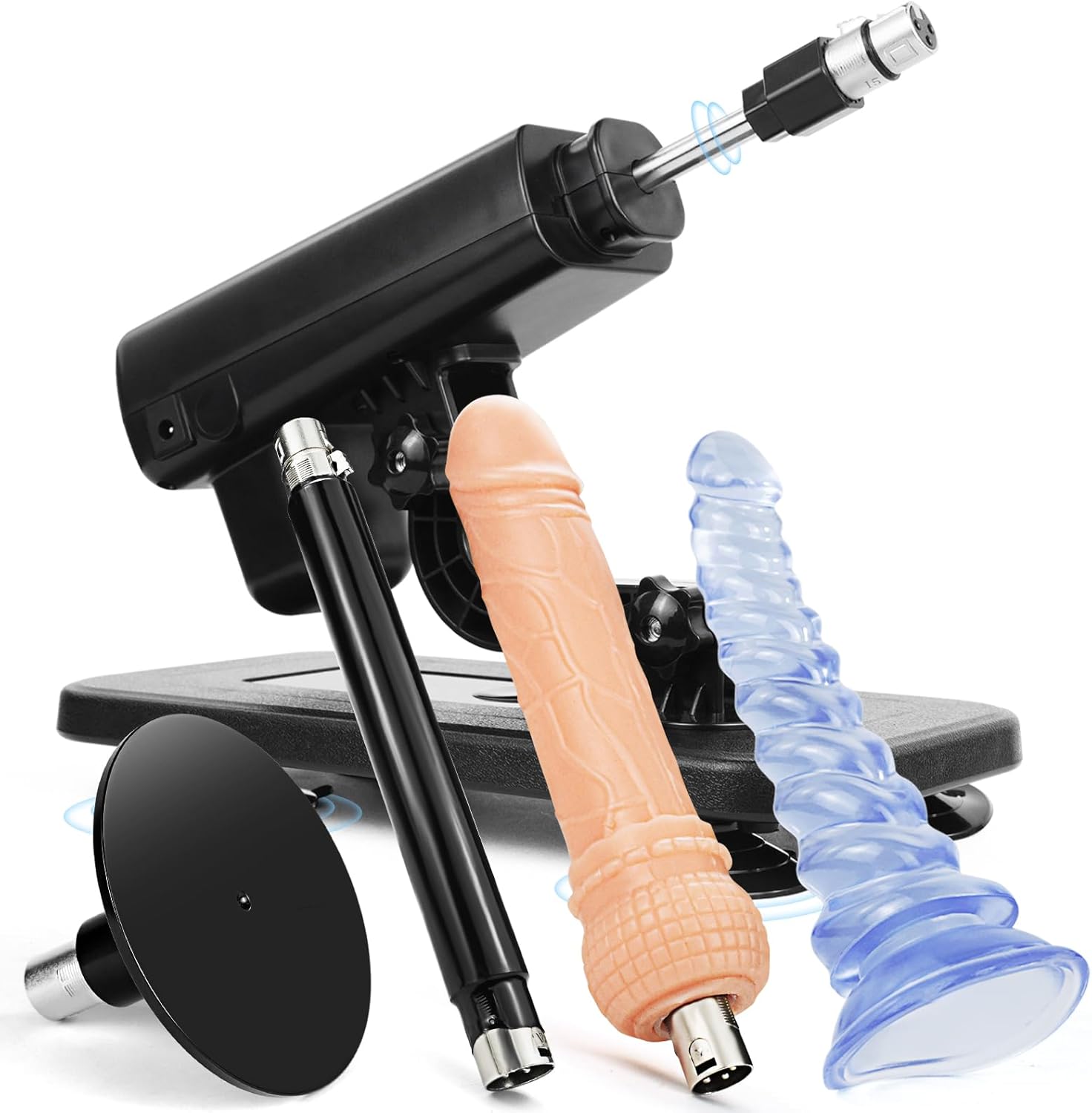 Sex Machine,Automatic Thrusting Dildo Machine with Suction Cup Attachments,Lightweight Love Machine for Women and Men,3XLR Connector Sex Toys for Couple
