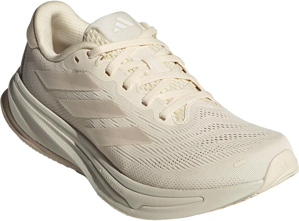 Adidas, Womens, Supernova Rise 2 Running Shoes, Wonder White/Wonder White/Wonder Beige, 9.5, B - Medium