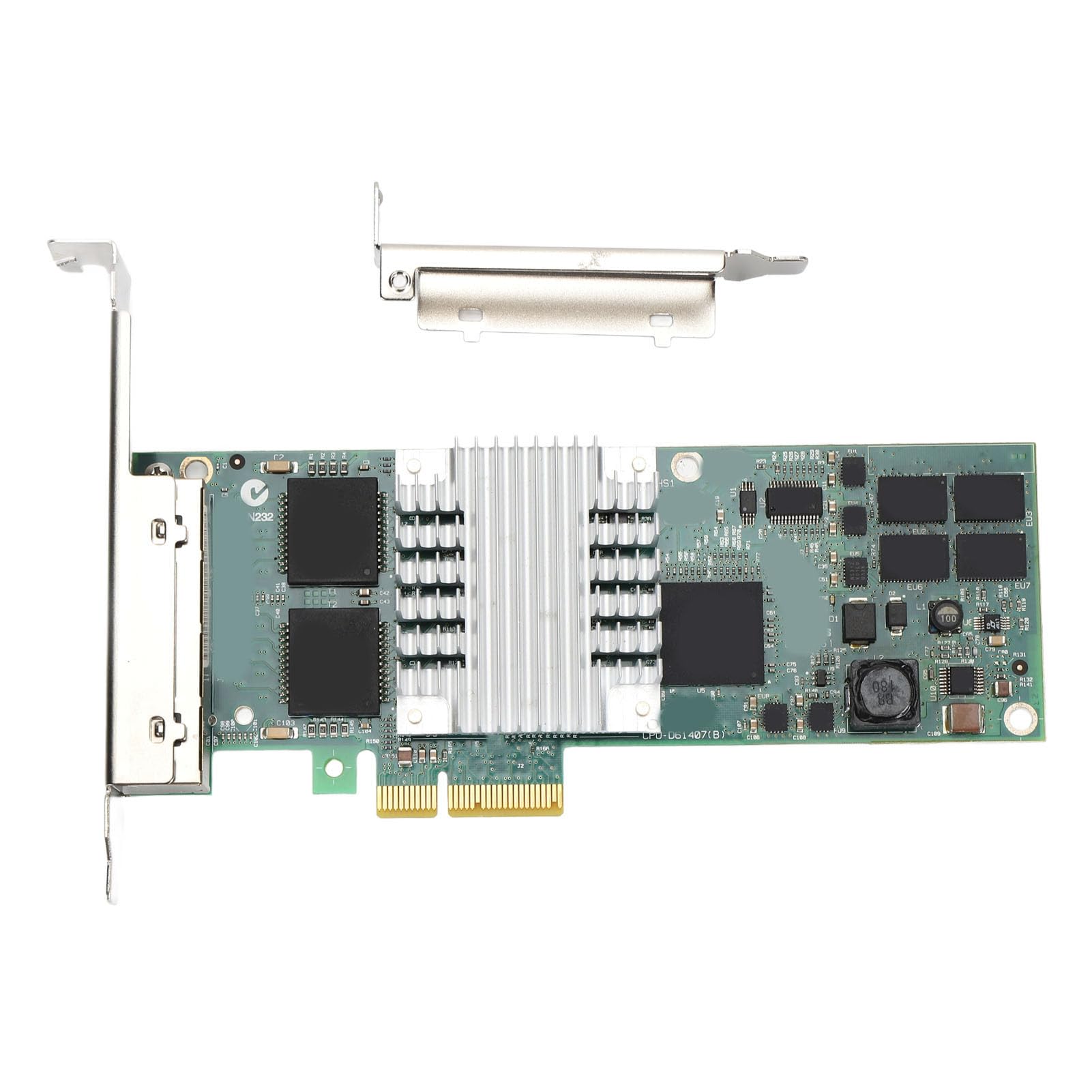Scheda di Rete Gigabit, Adattatore Ethernet PCIE X4 a 4 Porte per connettività Server Ad Alta velocità, Supporta 10/100/1000 Mbps, Ideale per Sistemi