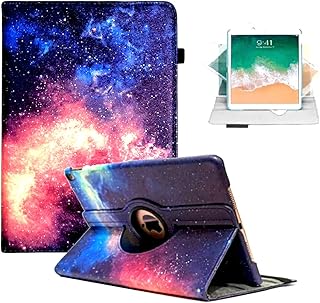 Rotating Case for iPad 9th Generation (2021) / 8th Generation (2020) / 7th Gen (2019) 10.2 Inch - 360 Degree Rotating Stand Protective Cover with Auto Sleep Wake for Apple New iPad 10.2" (Galaxy)