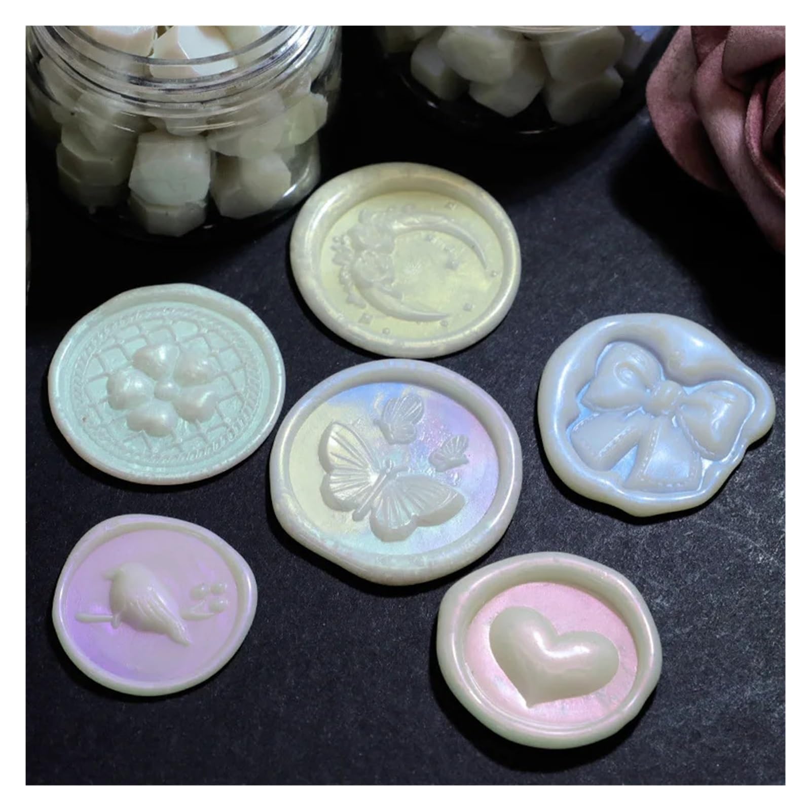 Siegelwachs 1 Kg Lackwachs-Partikel-Siegelstempelperlen-Siegel | DIY-Umschlag for Hochzeitseinladungen(A10)