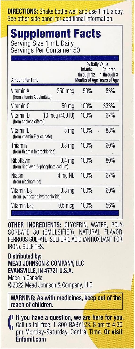 Enfamil Poly-Vi-Sol Drops - 1.66 oz