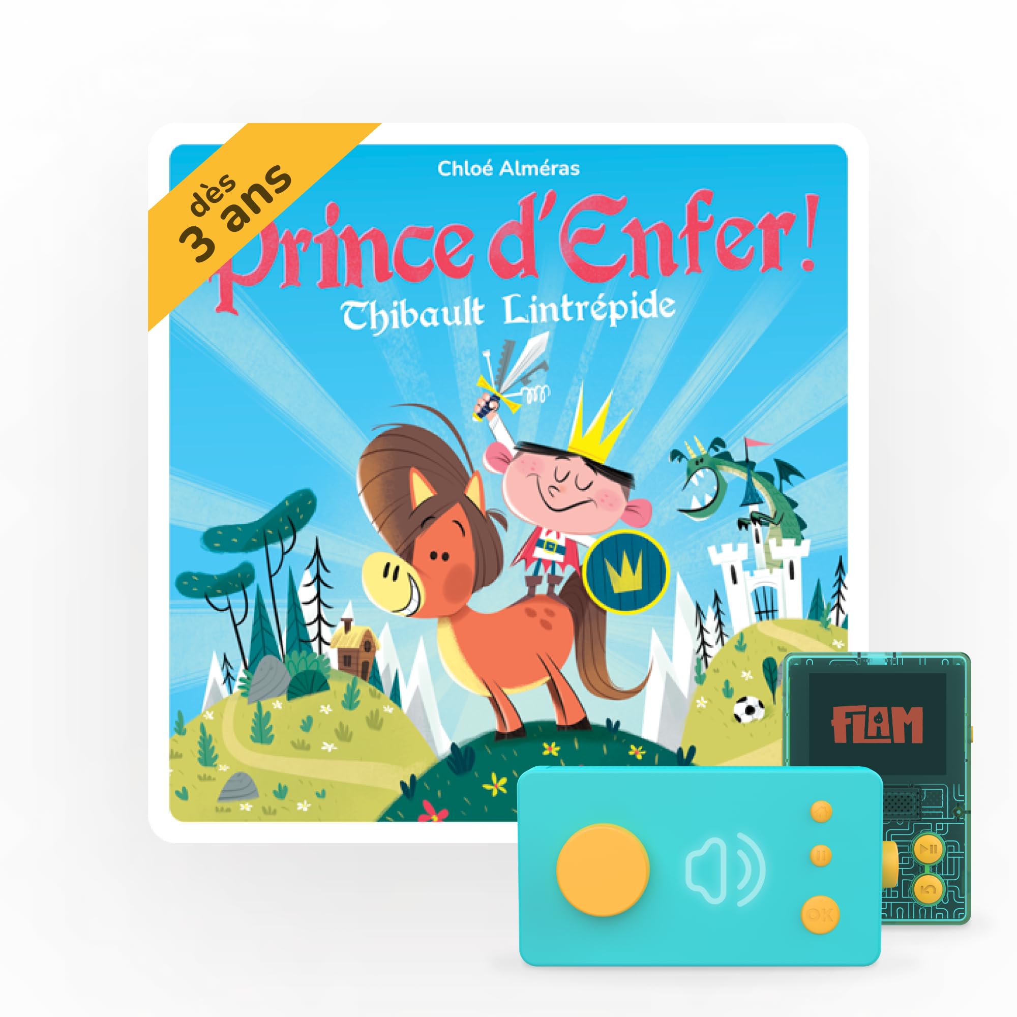 Lunii - Prince d'Enfer-Interactive Audiobook Set from 3 Years to listen on Ma Fabrique à Histoires, 3760361141572