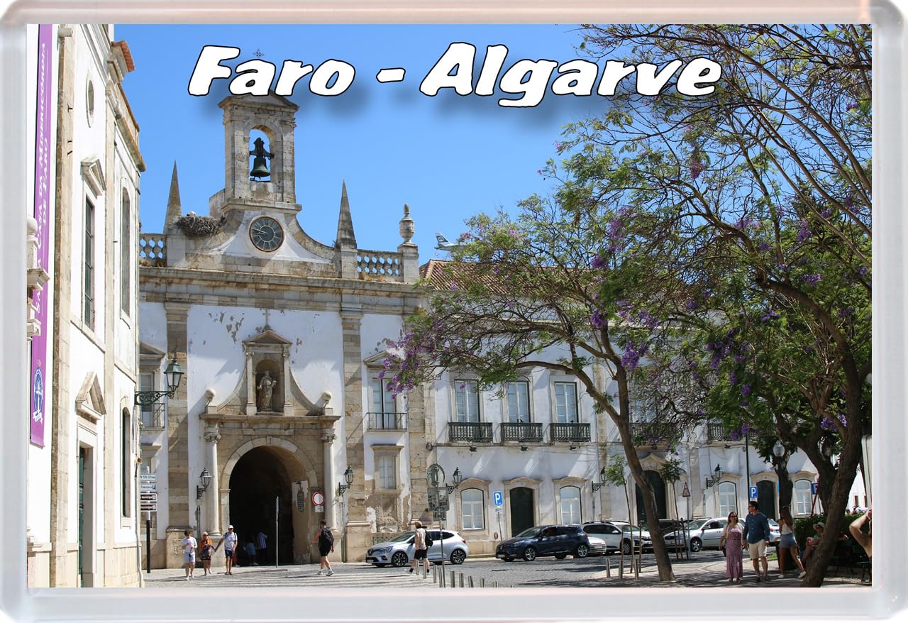 Baked Bean Store Multicolor Faro - Algarve - 96 X 67Mm Jumbo Fridge Magnet/Magnets Bbsfhm894
