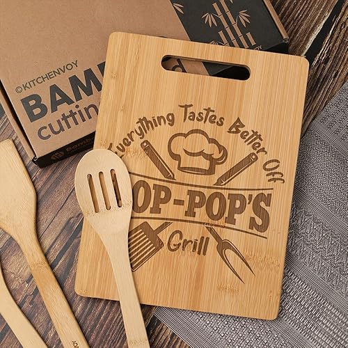 Miniatura 7 de Tabla de cortar para abuelos Regalos para abuelo en el día del padre Regalos pop para abuelo de nietos Regalo de cocina para abuelo para Navidad,