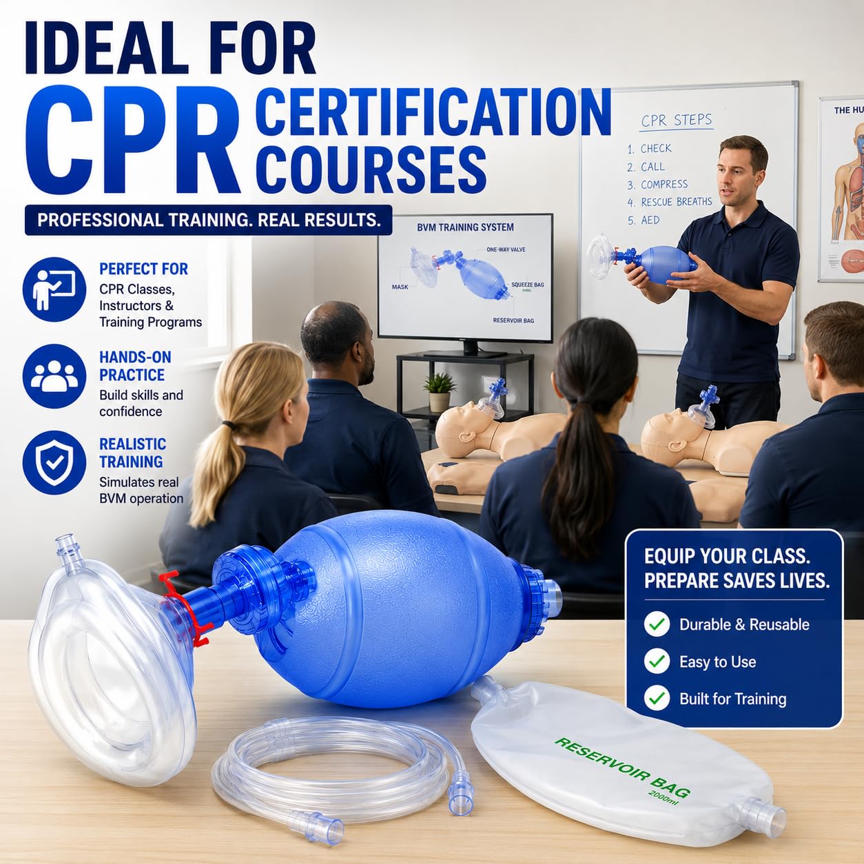 CPR Training Kit: Adult & Pediatric Resuscitation -5