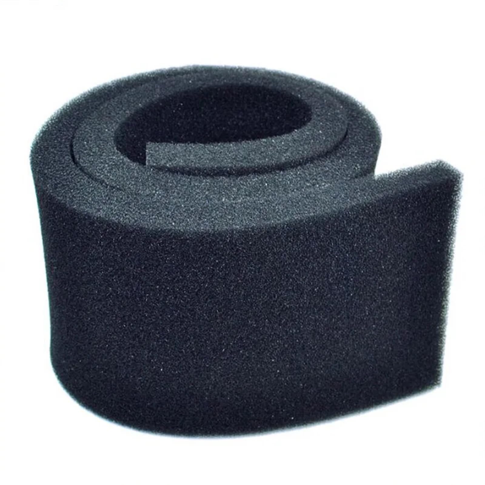 Ouate Aquarium Fil filtrant for Aquarium, éponge en Coton Pratique, Filtre for, réservoir de Poissons, étang, Mousse Noire(50cmx50cmx4cm,15PPI)