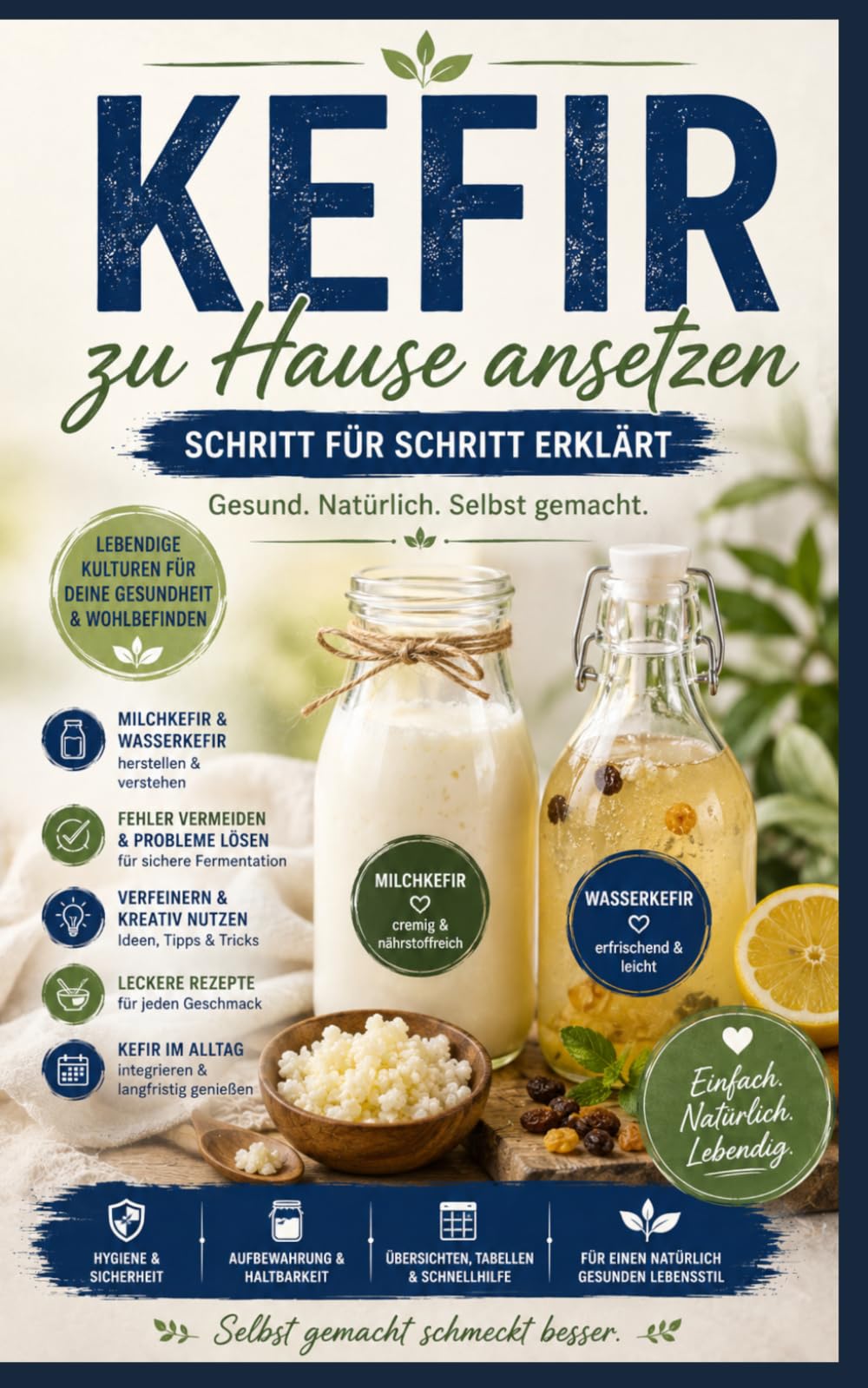 Kefir zu Hause ansetzen: Schritt für Schritt erklärt