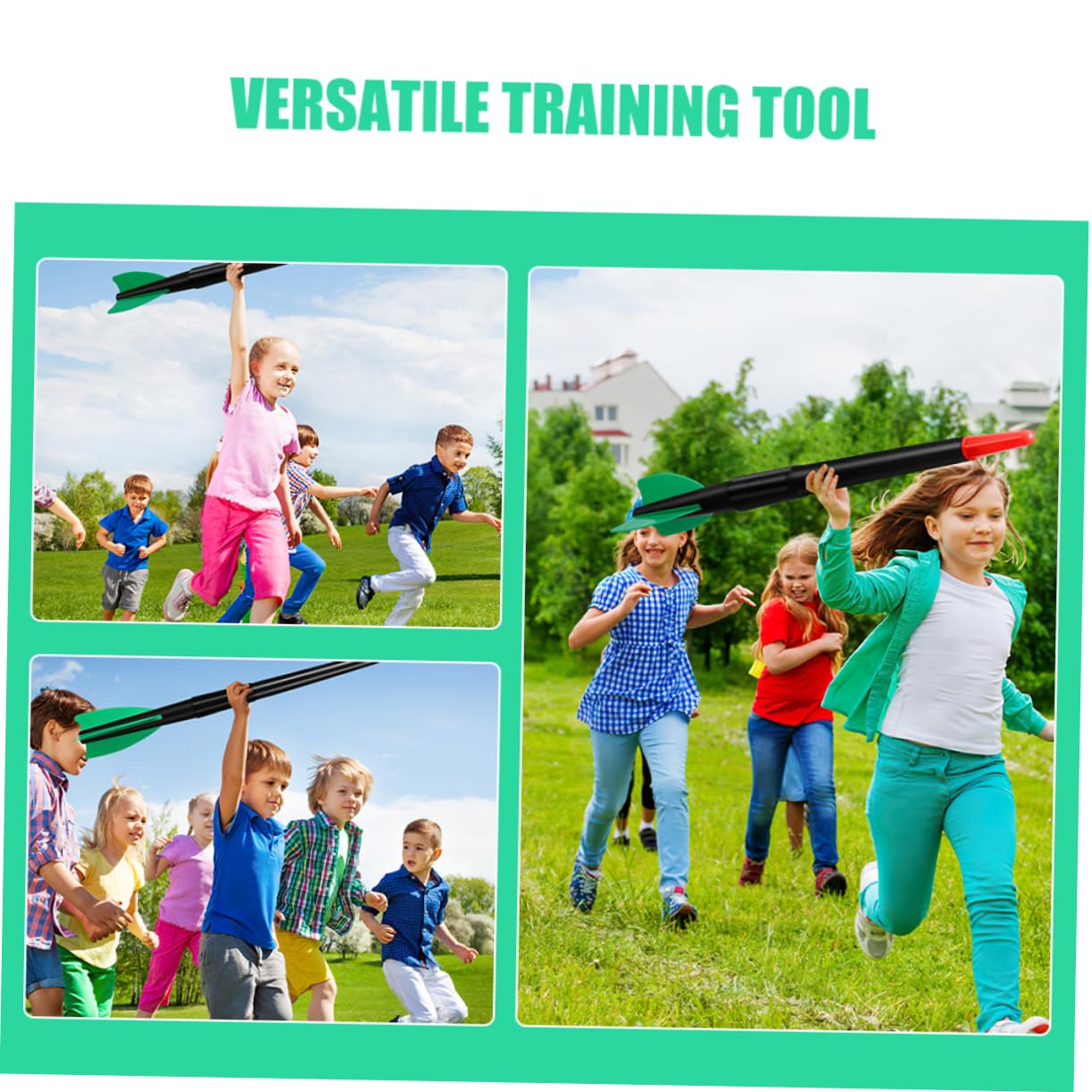 BESPORTBLE Jabalinas Infantiles de Plástico ABS, 2 Piezas, Entrenamiento Sensorial para Niños