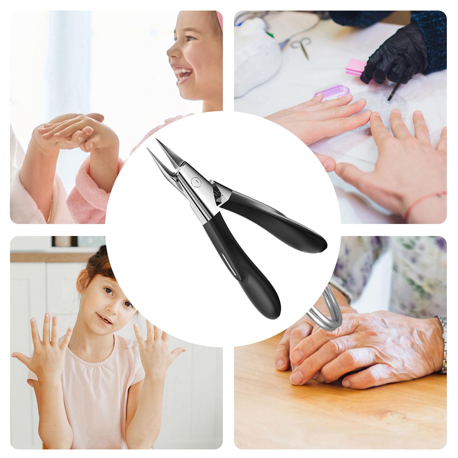 Obcinacz do paznokci kątowych, precyzyjny trymer do paznokci u stóp – przenośny, ergonomiczny obcinacz do paznokci do pedicure, manicure, domu, dla kobiet, mężczyzn, dzieci
