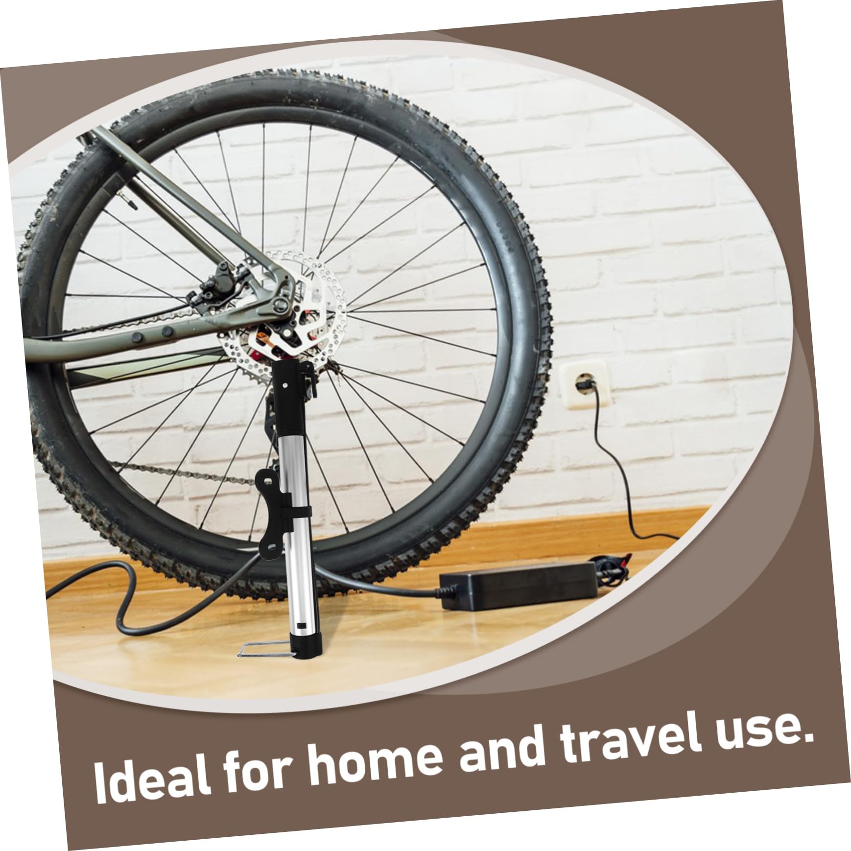 BESPORTBLE Portable Pump Floor Bike Tire Inflator Lightweight Design Efficient for Cycling Bike Accessory for Easy Inflation