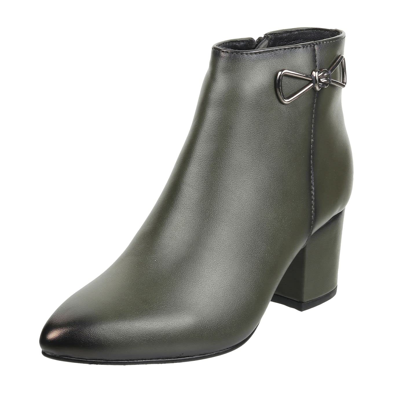 Metro Women Olive Leather Ankle Boot UK/7 EU/40 (31-81) (B0BQ3PD88Q) Amazon Price History, Amazon Price Tracker