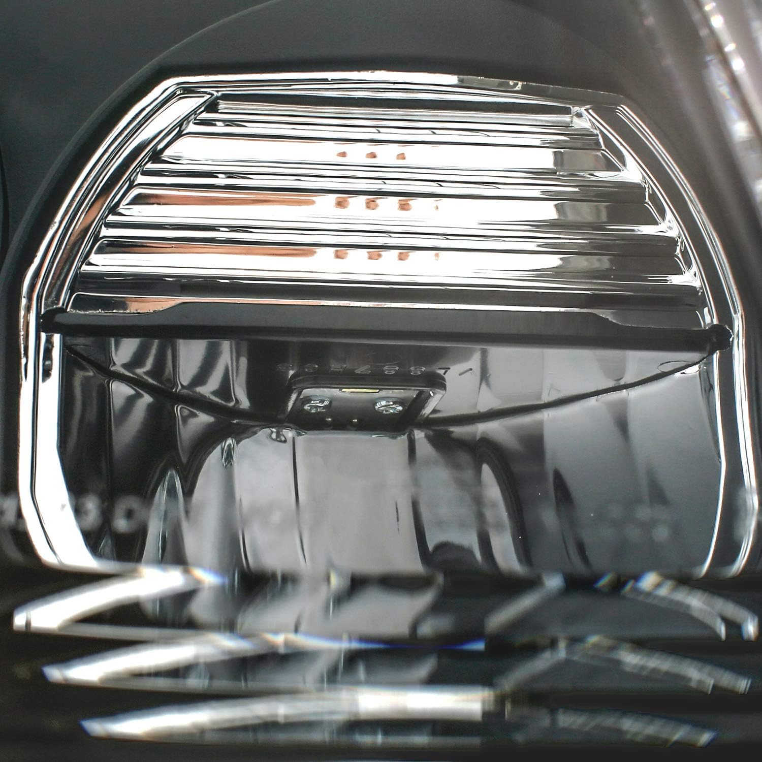 AmeriLite Black [Extreme LED High/Low Beam] 6000K Replacement Headlights Set For Volvo VNL/VNX - Driver and Passenger