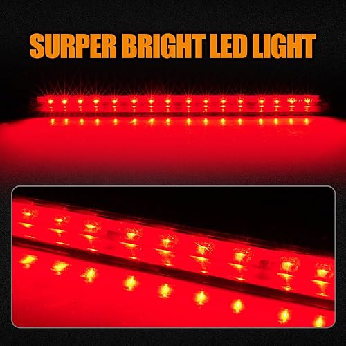 Miniatura 218 de Tercera tercera luz de freno para Chevy Silverado 1999-2006/GMC Sierra 1500 2500 3500HD, 2007 Silverado/Sierra Classic Modelo LED Time Tunnel