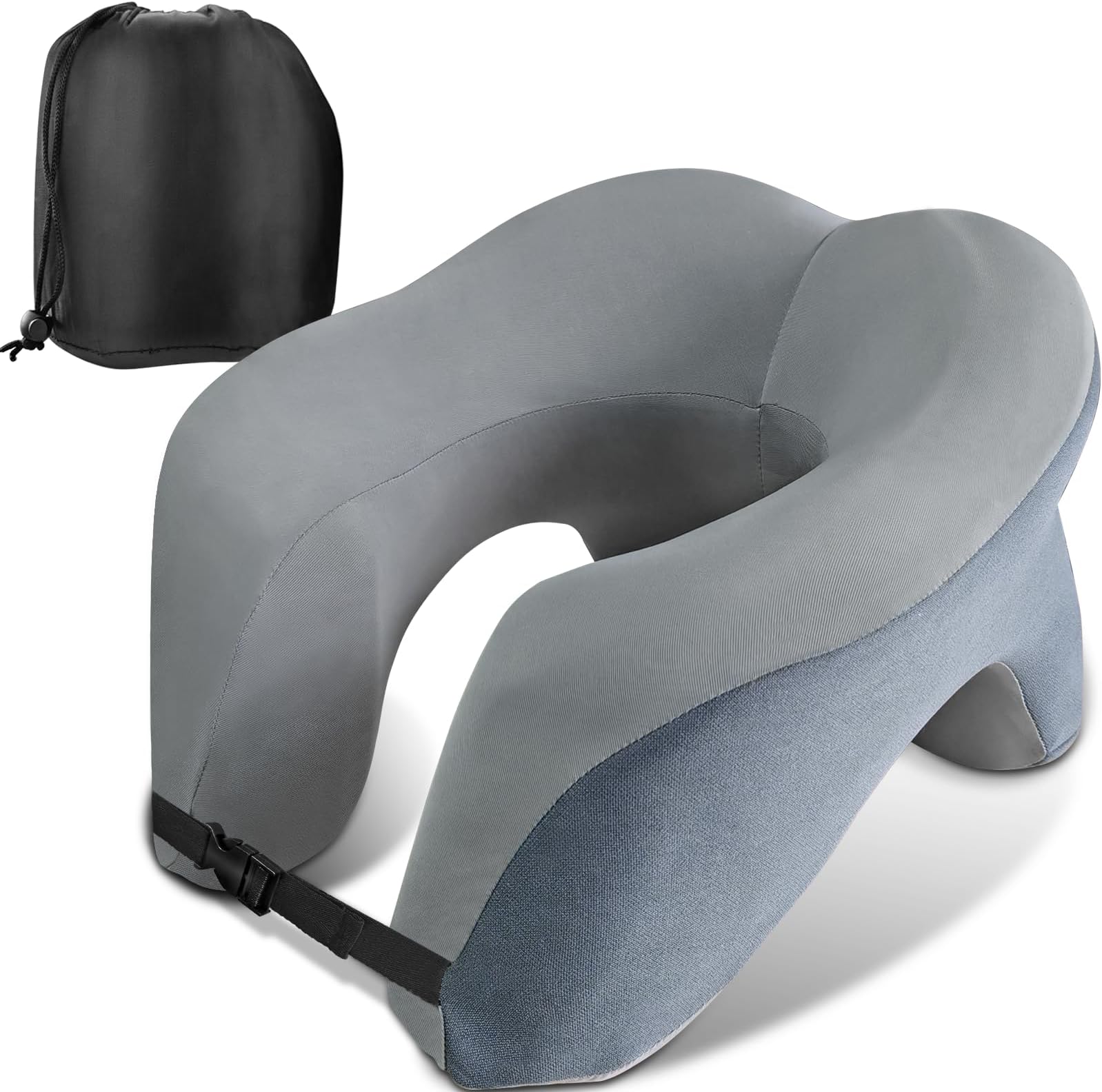 Nackenkissen Kinder Capybara - U-förmiges Reisekissen 30x28cm - Für Auto & Flugzeug