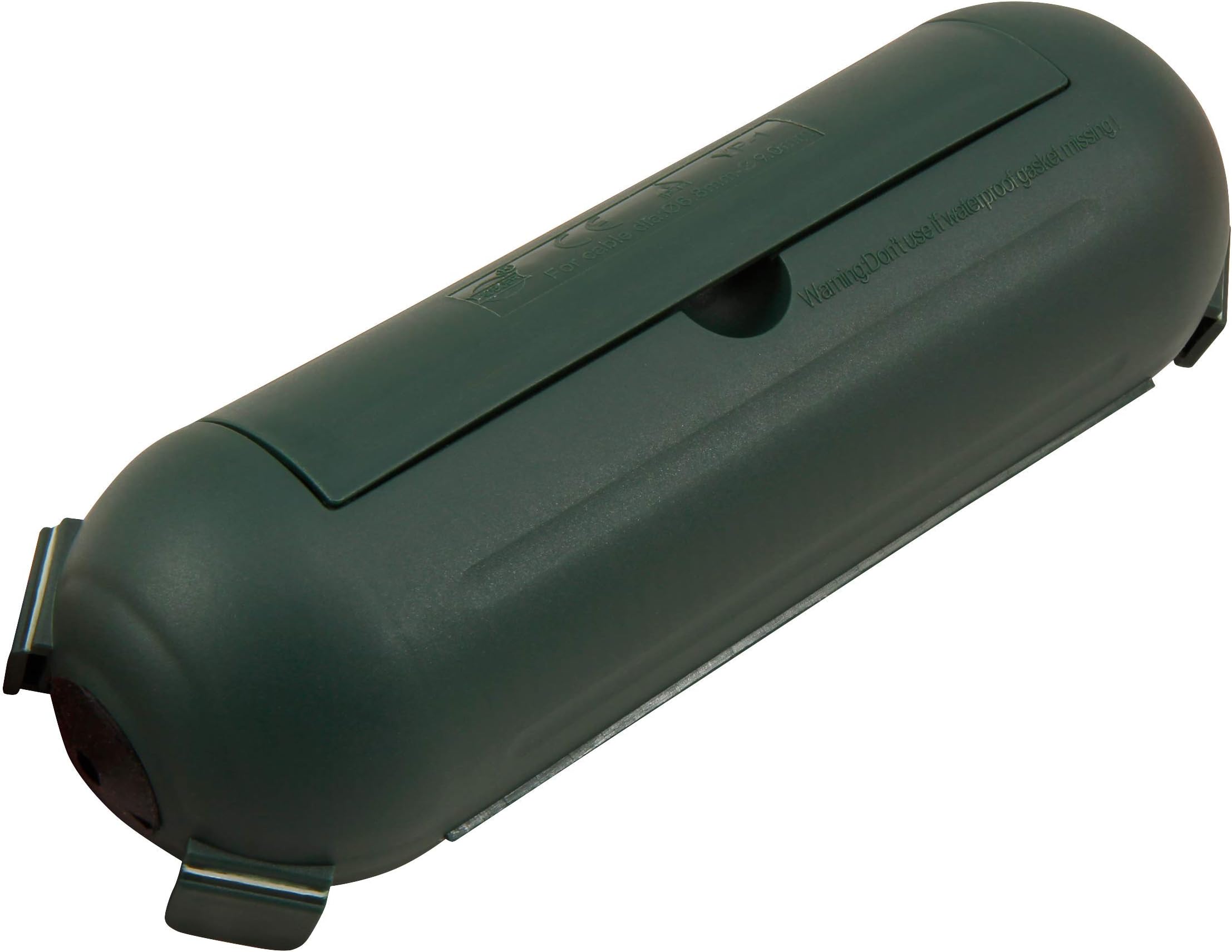 MC POWER1977249 Safety Box Safebox Protective Capsule | Splashproof Case for Cable | IP44 Green