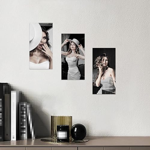 Miniatura 3 de ZXHYWYM Impresiones personalizadas con tus fotos, imágenes personalizadas de 3 piezas para retratos familiares, mascotas, imágenes personalizadas