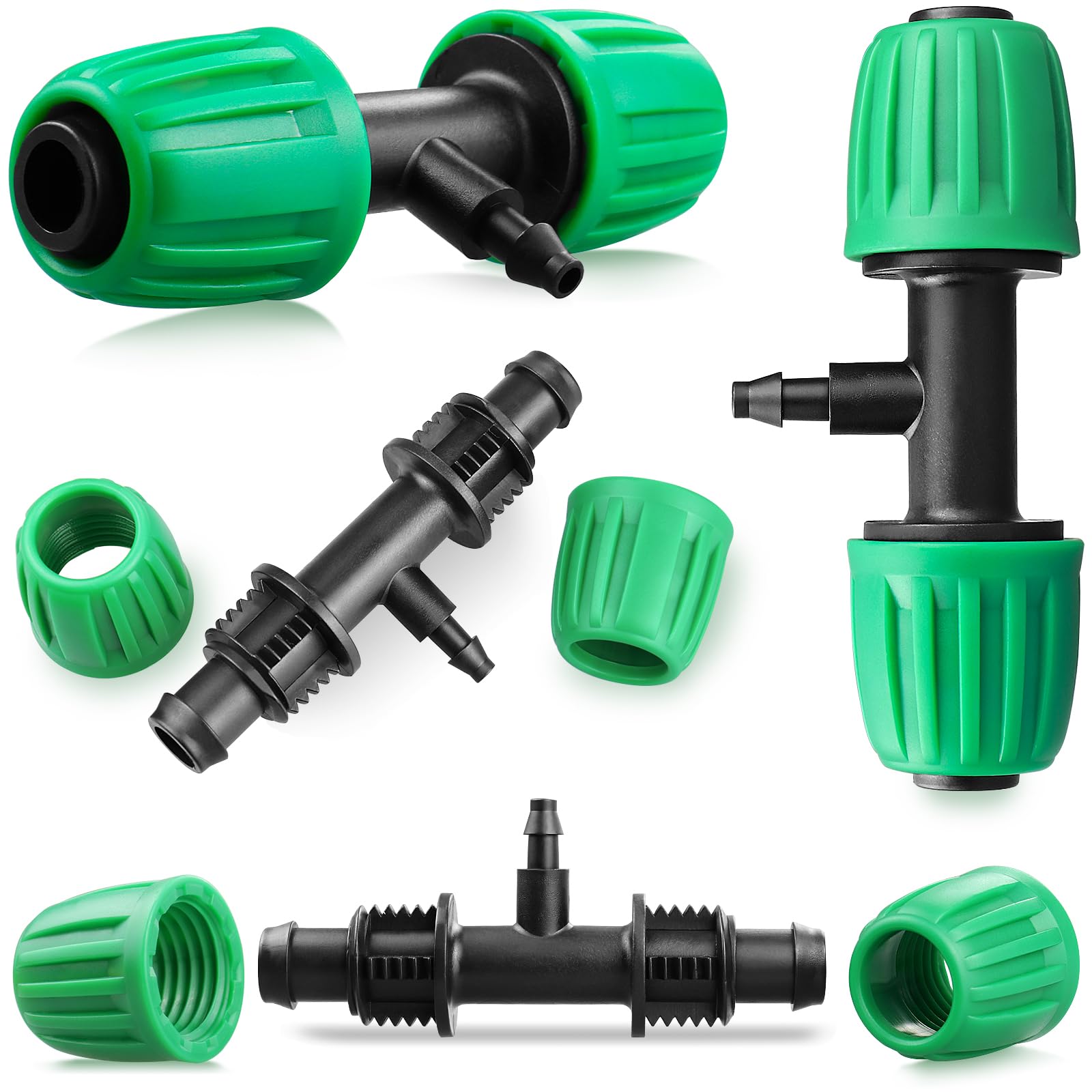 Accesorios Riego Goteo Kit De 295 Accesorios De Riego Por Goteo Para Tubos  De 1/4 - 110 Púas Manguera De Goteo, image size:1600x1600