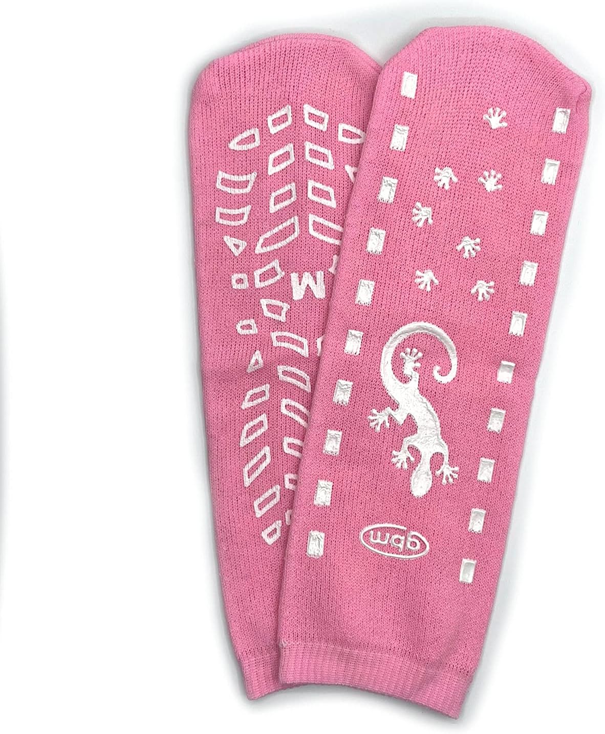 GBM Geckos - Double Tread Non-Slip Safety Socks for Hospital or Yoga - 6 Pairs - Image 3