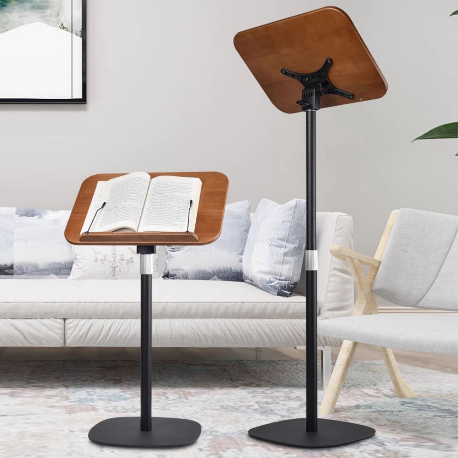 Supporto da lettura regolabile con elastico PaTablet supporto per & spartiti altezza 50130CMPerfetto per uso domestico e ufficio